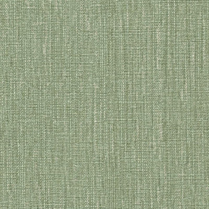 Plain wallpapers with textile look - green, 1406351 AS Creation