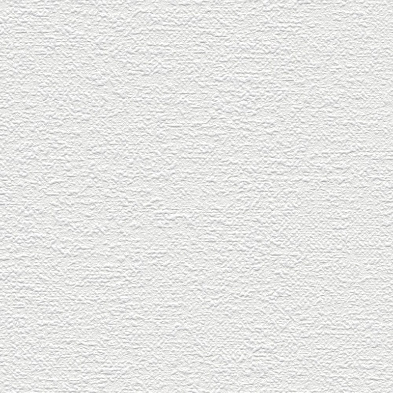 Vienkrāsainas tapetes ar teksturētu virsmu, baltā krāsā, 1375743 AS Creation