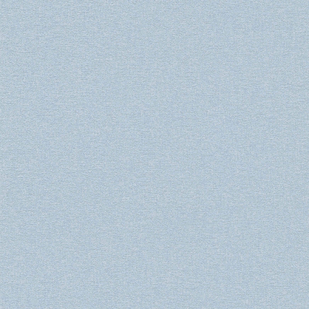 Vienkrāsainas tapetes ar teksturētu virsmu, gaiši zilas - 1375742 AS Creation
