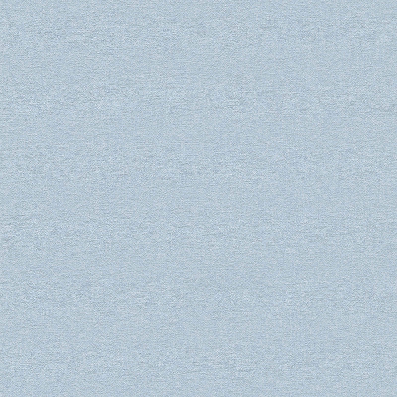 Plain wallpapers with textured surface, light blue, 1375742 AS Creation