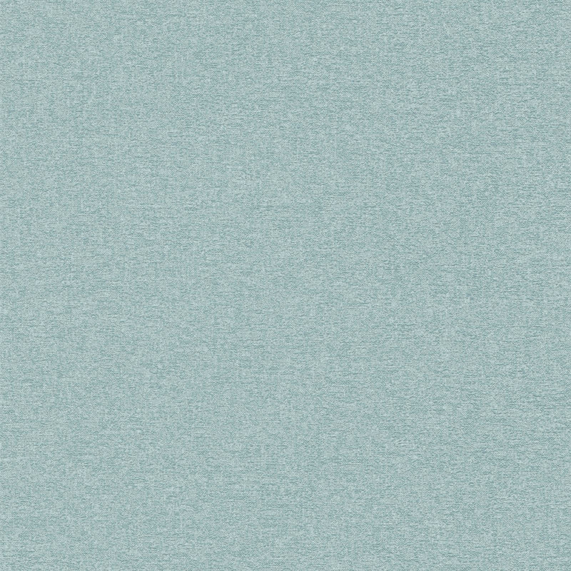 Vienkrāsainas tapetes ar teksturētu virsmu, tirkīzā krāsā, 1375754 AS Creation