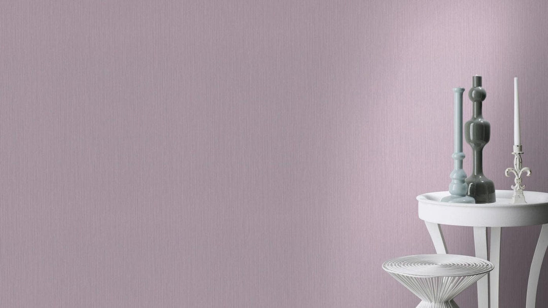 Vienkrāsainas tapetes ar vertikālo tekstūru: violetā, RASCH, 537642 RASCH