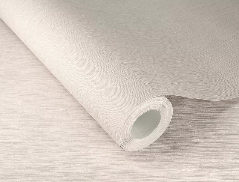 Plain wallpapers with a vertical structure in beige, 810127 rasch