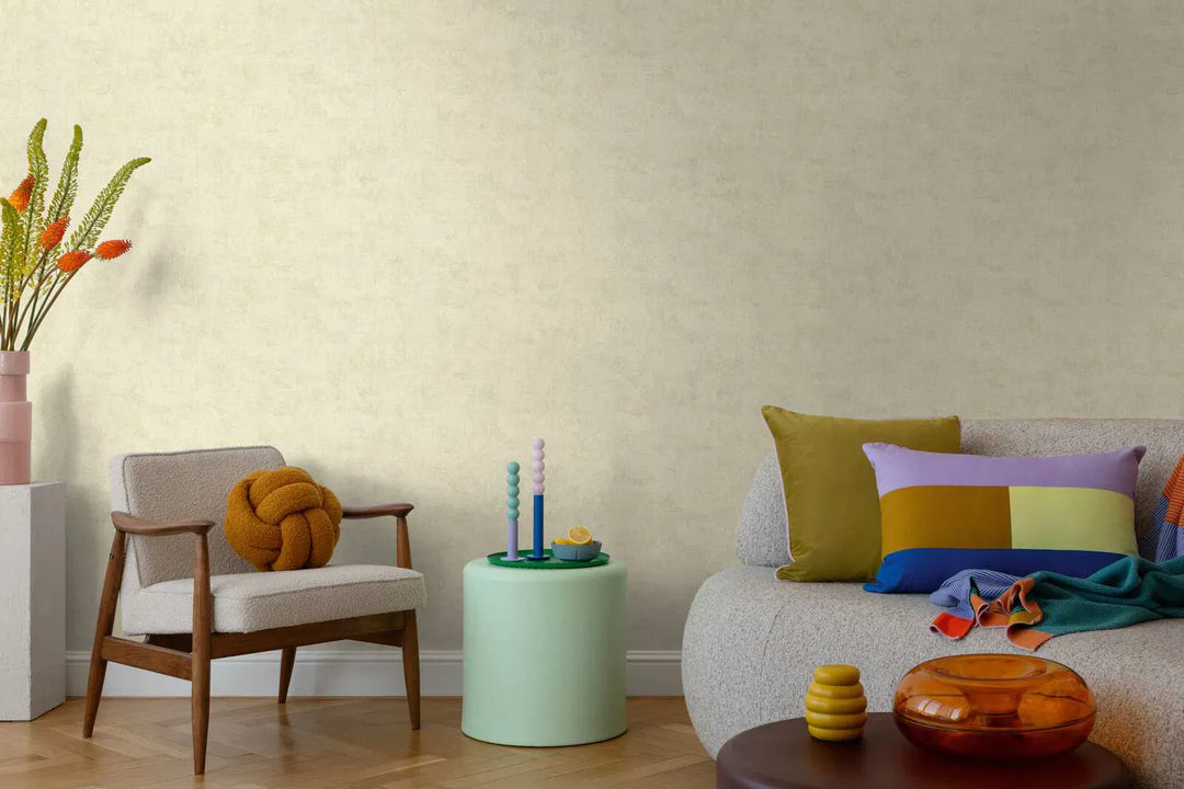 Tapetes ar vieglu faktūru un matētu virsmu – zaļas - 3011744 AS Creation