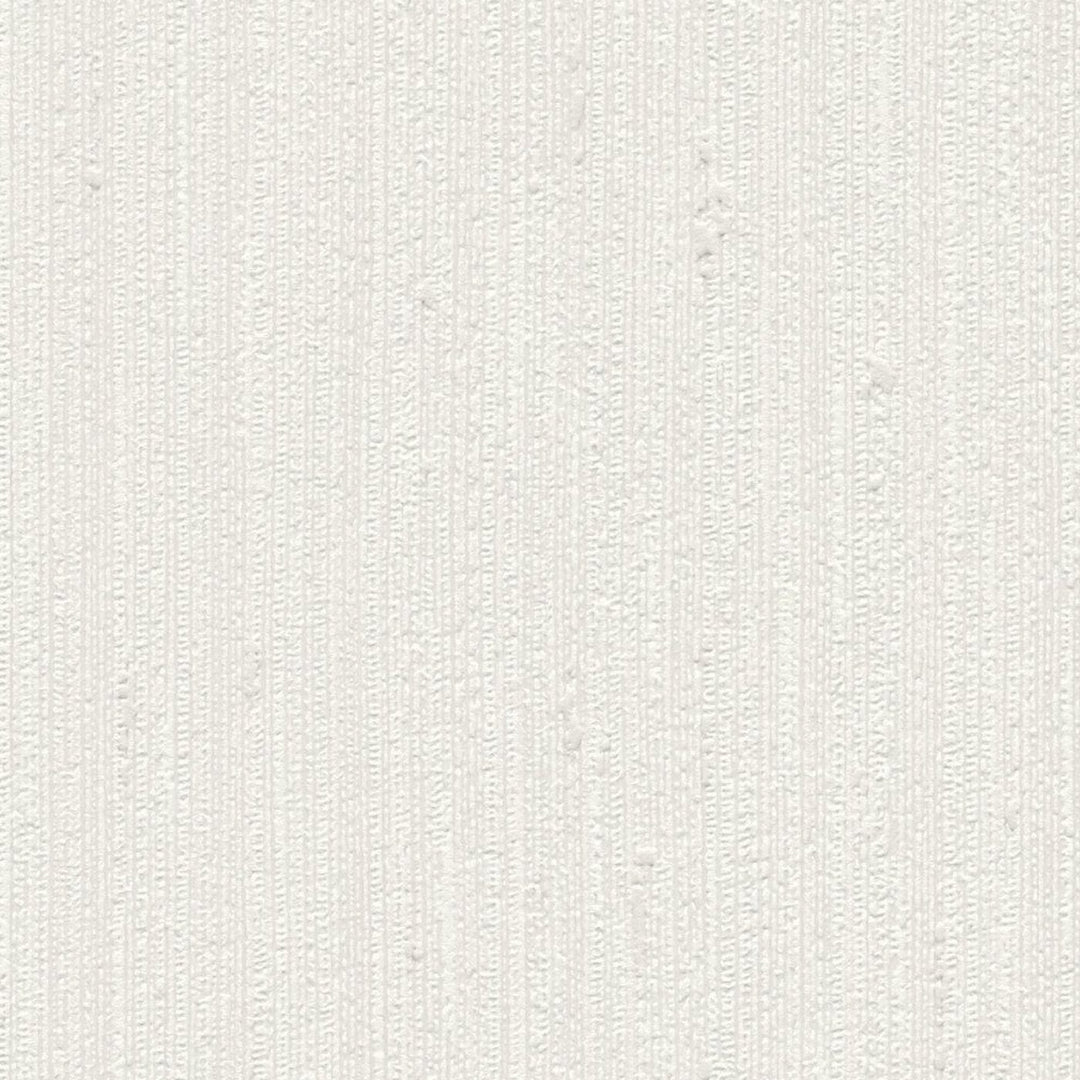 Vienkrāsainas tapetes baltā krāsā - 395491, matētas AS Creation