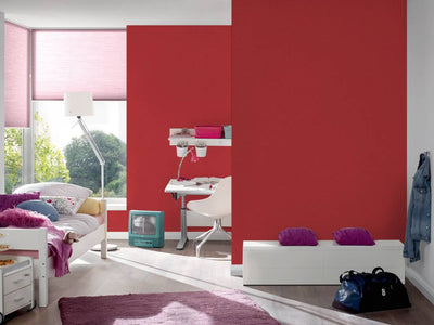 Plain wallpapers For children's room, red 1354412 Without PVC AS Creation