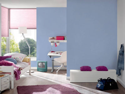 Plain wallpapers for children's room, blue 1354433 Without PVC AS Creation