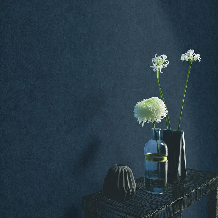 ERISMANN tapetes 3775427: Tumši zila, spīdīga Erismann