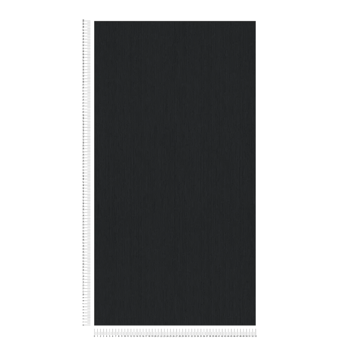 Vienkrāsainas tekstila tapetes melnā krāsā, 968531 AS Creation