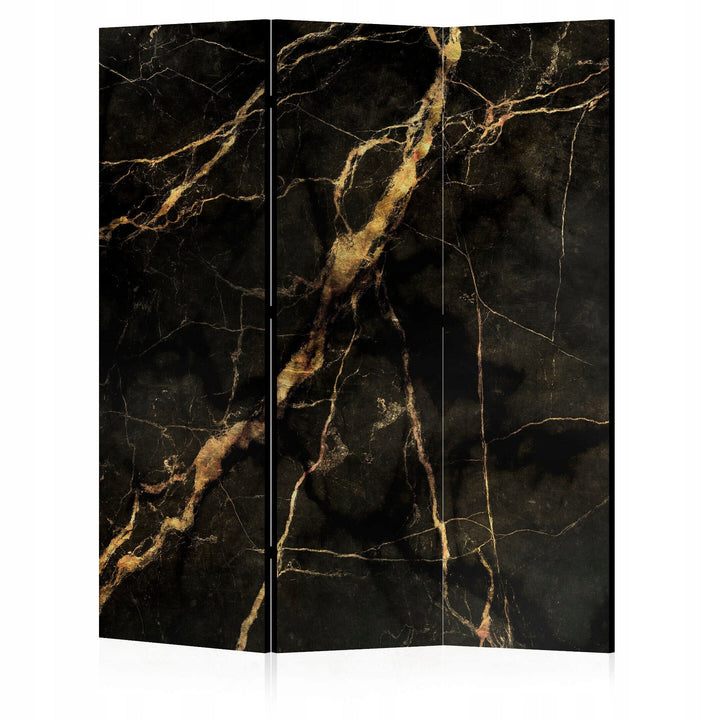 Vienpusējs aizslietnis, 135x172, Melns marmors ar zelta elementiem L-ART