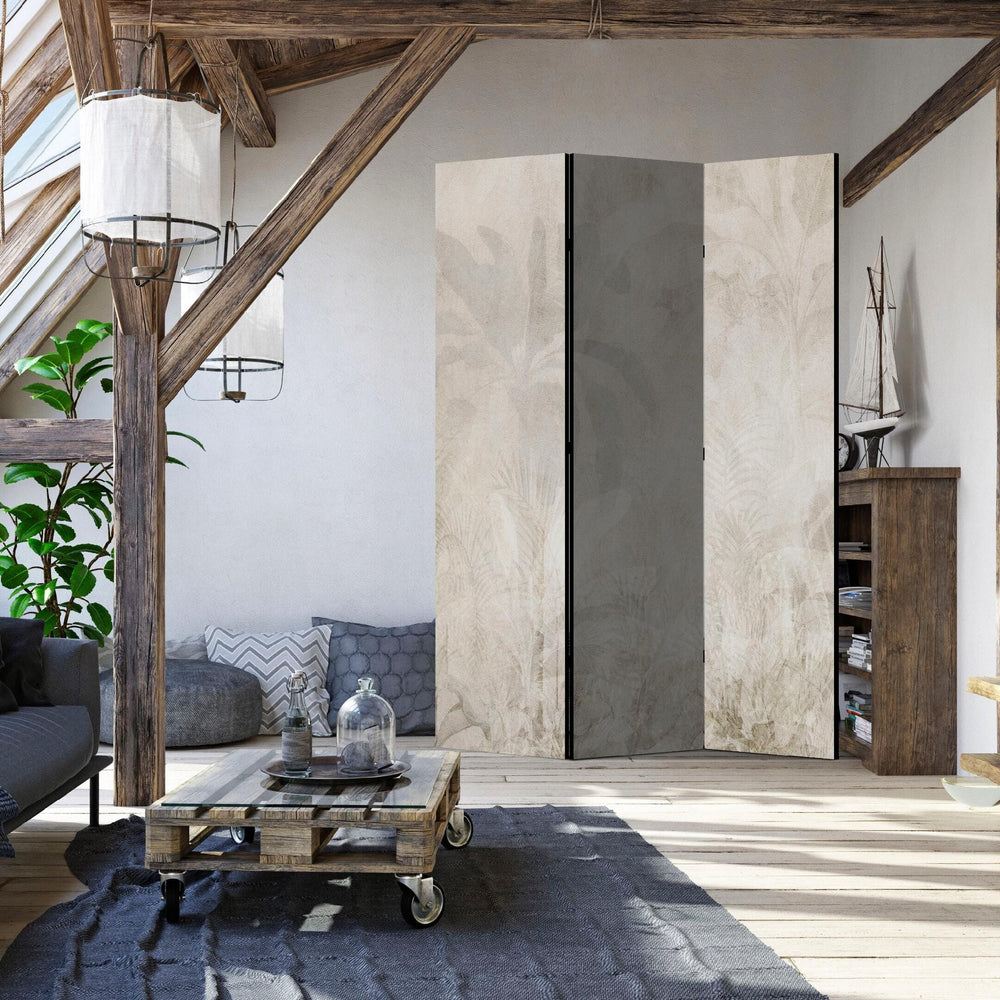 Vienpusējs aizslietnis, 135x172, Palmu lapas krēmkrāsā L-ART