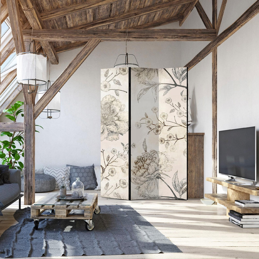 Vienpusējs aizslietnis, 135x172, Vintažas ziedu elegance L-ART