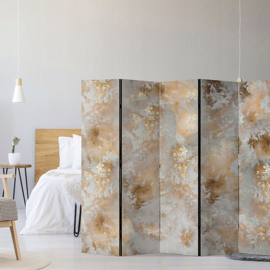 Vienpusējs aizslietnis, 225x172, Zelta abstrakcija un marmors L-ART