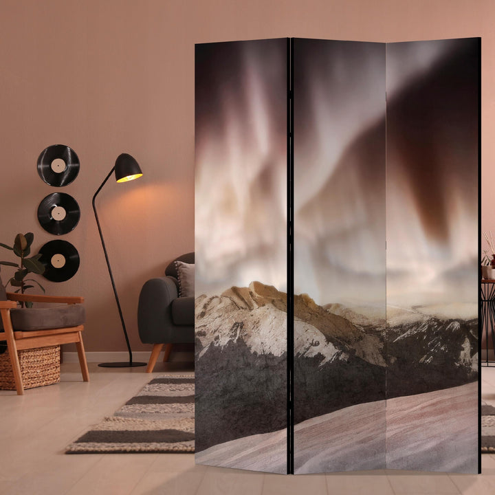 Aizslietnis, vienpusējs istabas sadalītājs, 135x172, Sniegotā meža pasaka L-ART