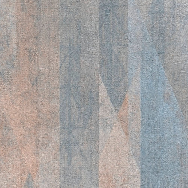 Senoviniai deimantų rašto tapetai - mėlyna ir smėlio spalvos, 1373601 AS Creation