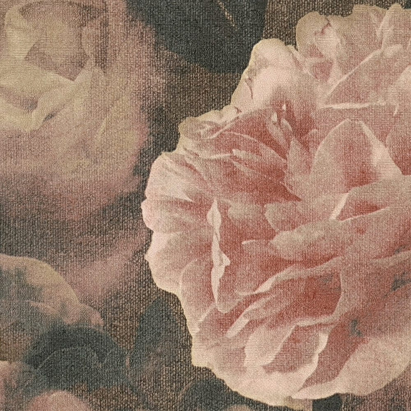 Цветочные обои в винтажном стиле с розами, 1332406 AS Creation