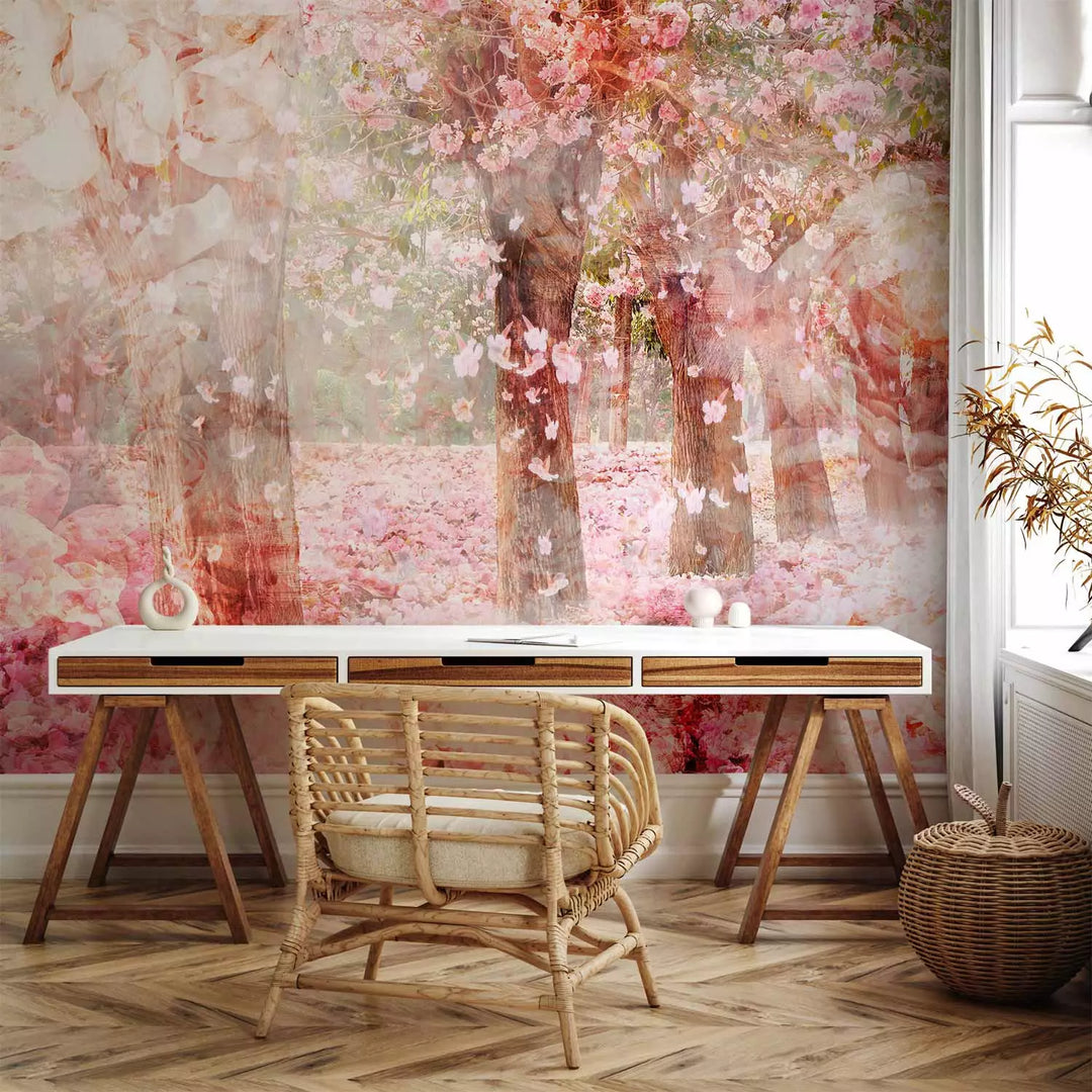 Фотообои с цветами - Прогулка в раю, 134796