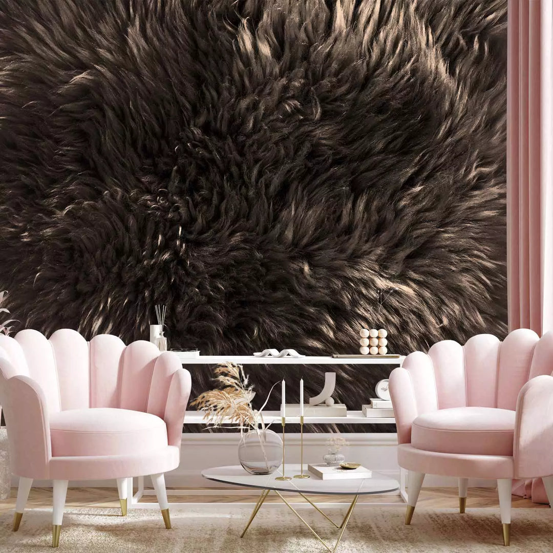 Valokuvatapetti - Lämmin sisustus (tummat sävyt), 146365