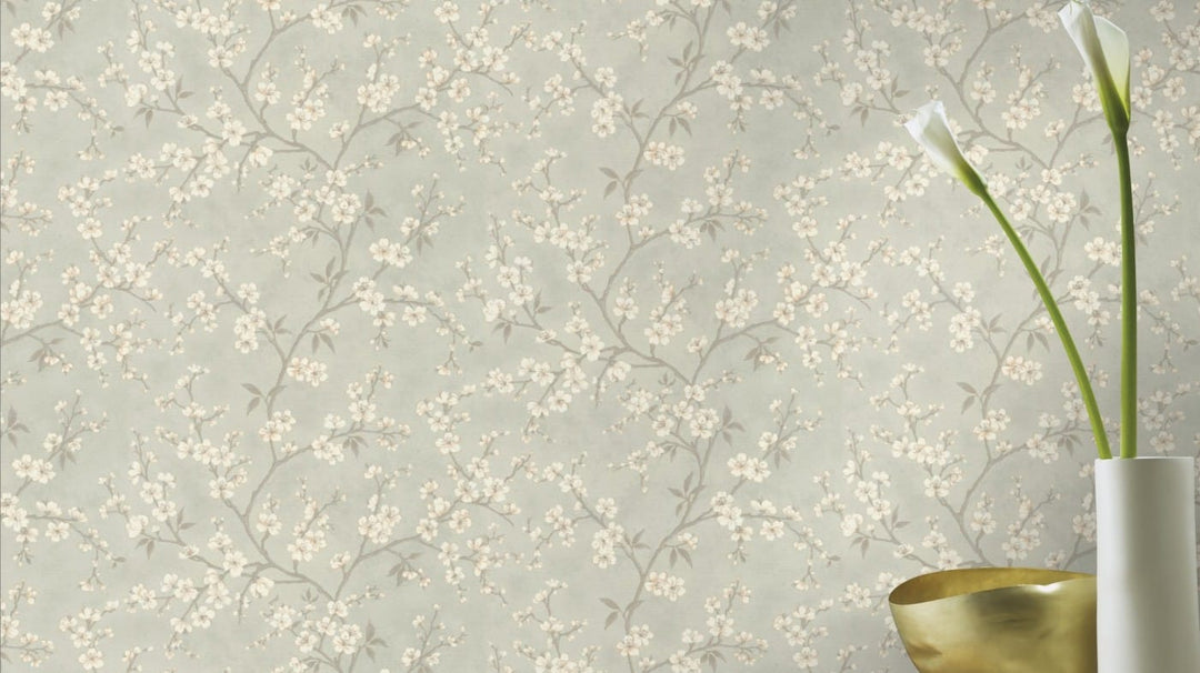 Rasch wallpaper 1562705 | A warm grey shade with a distinctive linen-like texture