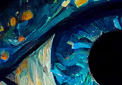 XXL izmēra glezna - Zila acs - Van Goga darbu iedvesmota kompozīcija, 151186 G-ART