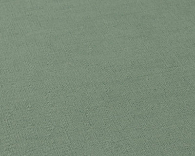 Green Plain wallpapers with textile texture, 1326113 AS Creation