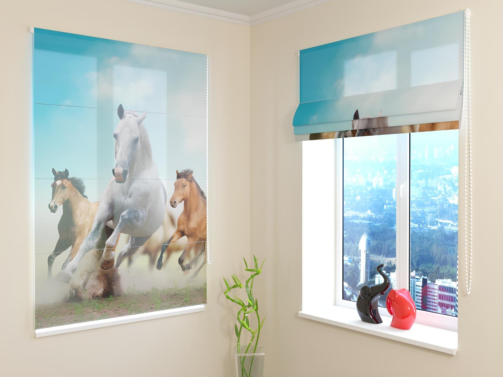 Roman blinds