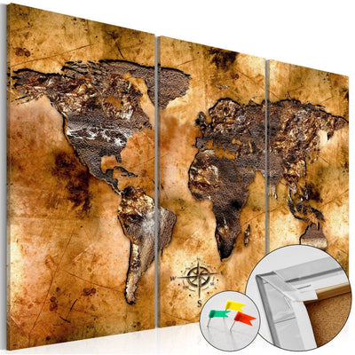 Maailman kartat - valokuvatapetit, kankaat ja koriste taulut - verkkokauppa