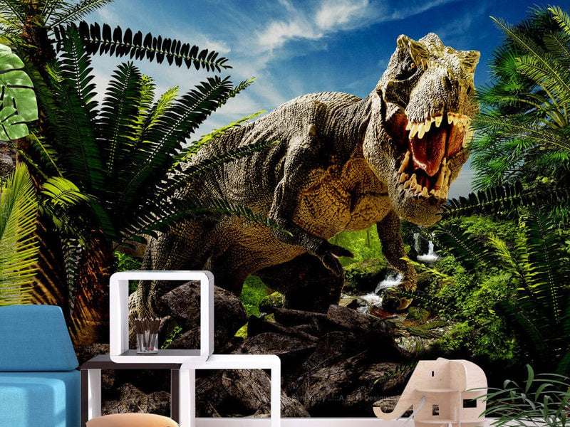 350x256 cm Fototapetes Dinozaurs T-rex (IR UZ VIETAS) G-ART