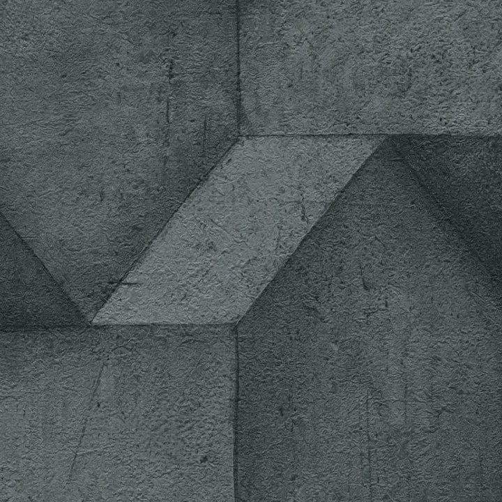 3D tapetes ar betona izskatu un faktūru melnā krāsā AS 388272 AS Creation