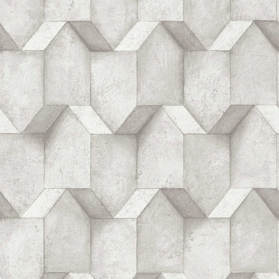 3D wallpaper with concrete look and texture in gray, 1366262 AS Creation