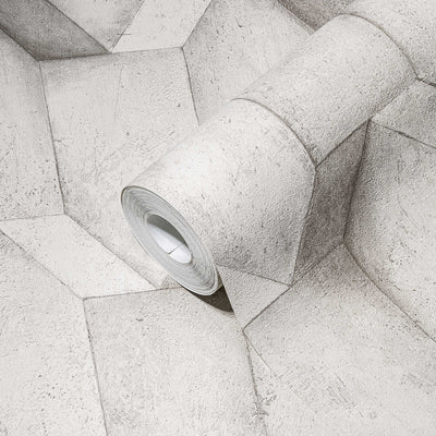 3D -taustakuva, jossa on betoni ilme ja rakenne harmaana, 1366262 AS Creation