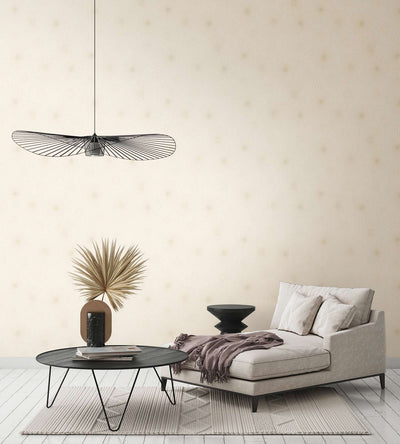 50s Retro Design Wallpaper - Cream 1366127