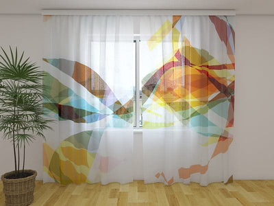 Curtains with modern design - Colourful vibration