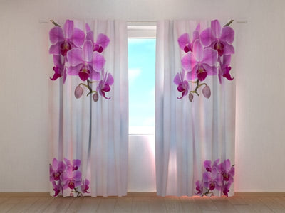 Curtains with flowers - Charm Tapetenshop.lv