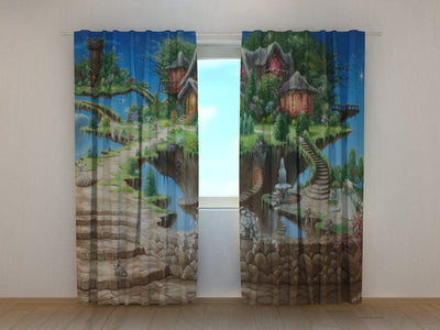 Curtains for children's room - Fairytale world Tapetenshop.lv
