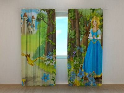 Curtains for children's room - Princese Tapetenshop.lv
