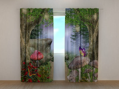 Curtains Wonders in the forest Tapetenshop.lv