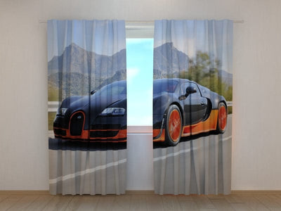 Curtains Bugatti Veyron Tapetenshop.lv