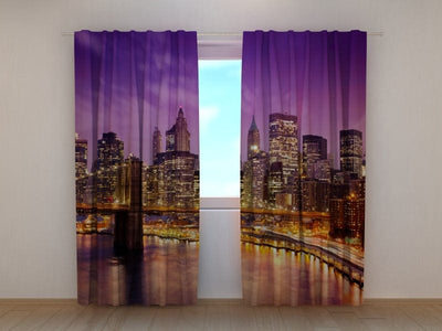Curtains Sky over Manhattan Tapetenshop.lv