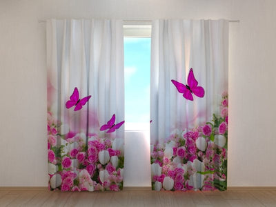 Curtains Exquisite butterflies