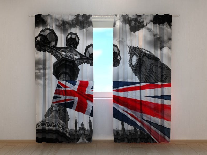 Curtains British flag Tapetenshop.lv