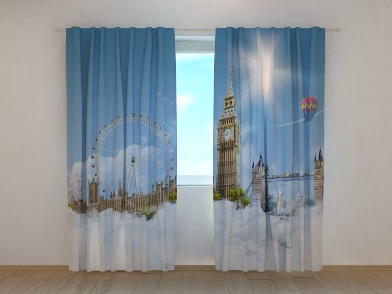 Curtains London sky Tapetenshop.lv