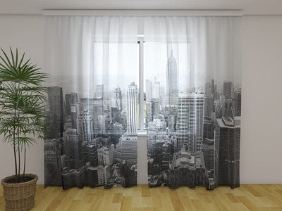 Curtains Black and white New York