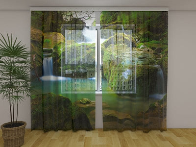 Curtains Forest waterfall