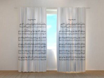 Curtains Music Tapetenshop.lv
