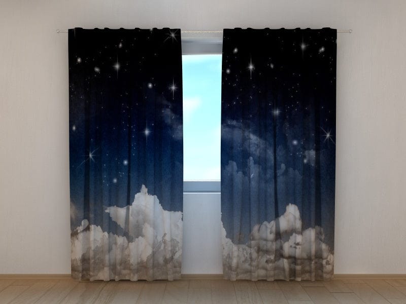 Dienas un nakts aizkari - Nakts fantāzija 180 x 140 cm (2x  90x140 cm) / SCREEN Tapetenshop.lv