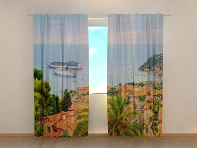 Curtains Nice lagoon Tapetenshop.lv