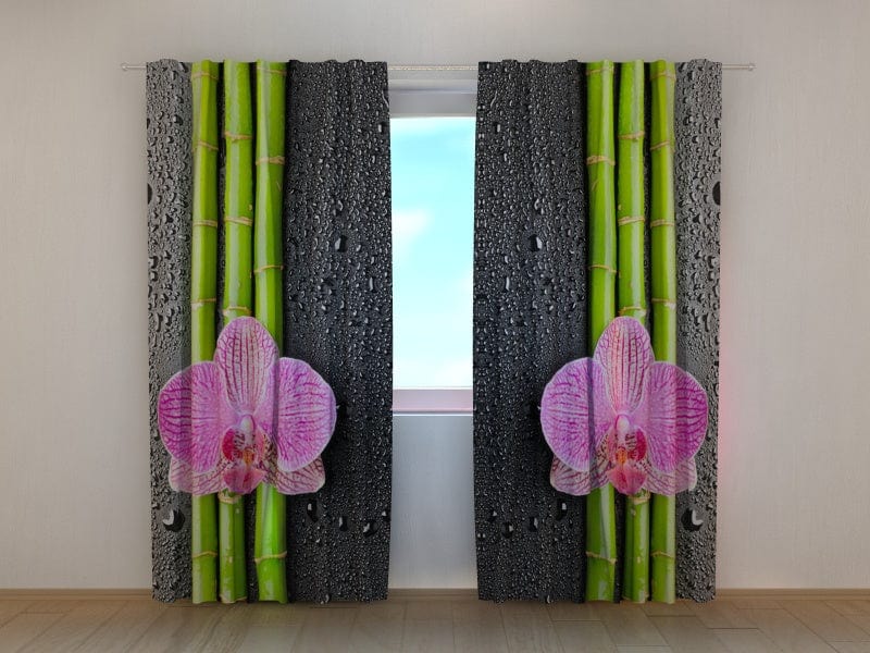 Kardinad orhideed ja bambus 2