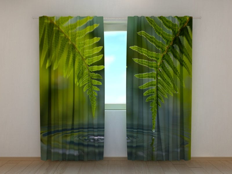 Curtains Ferns Tapetenshop.lv