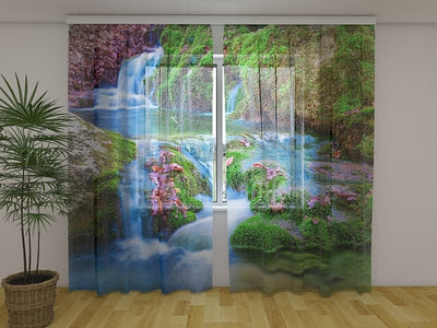 Kardinad Paradise Falls 180 x 140 cm (2x90x140 cm) / Sifonki